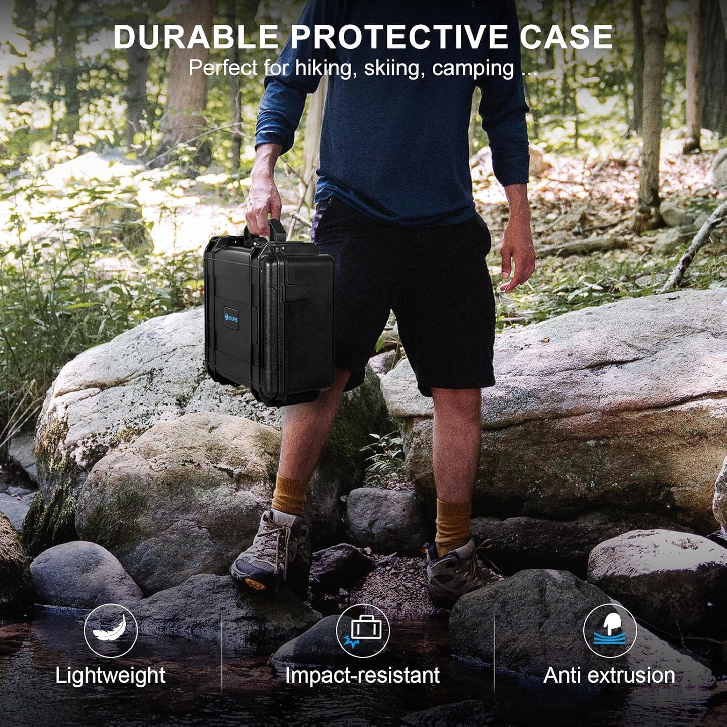 Waterproof Hard Carrying Case Compatible with DJI Mini 4 Pro Drone/Dji Mini 4/Mi