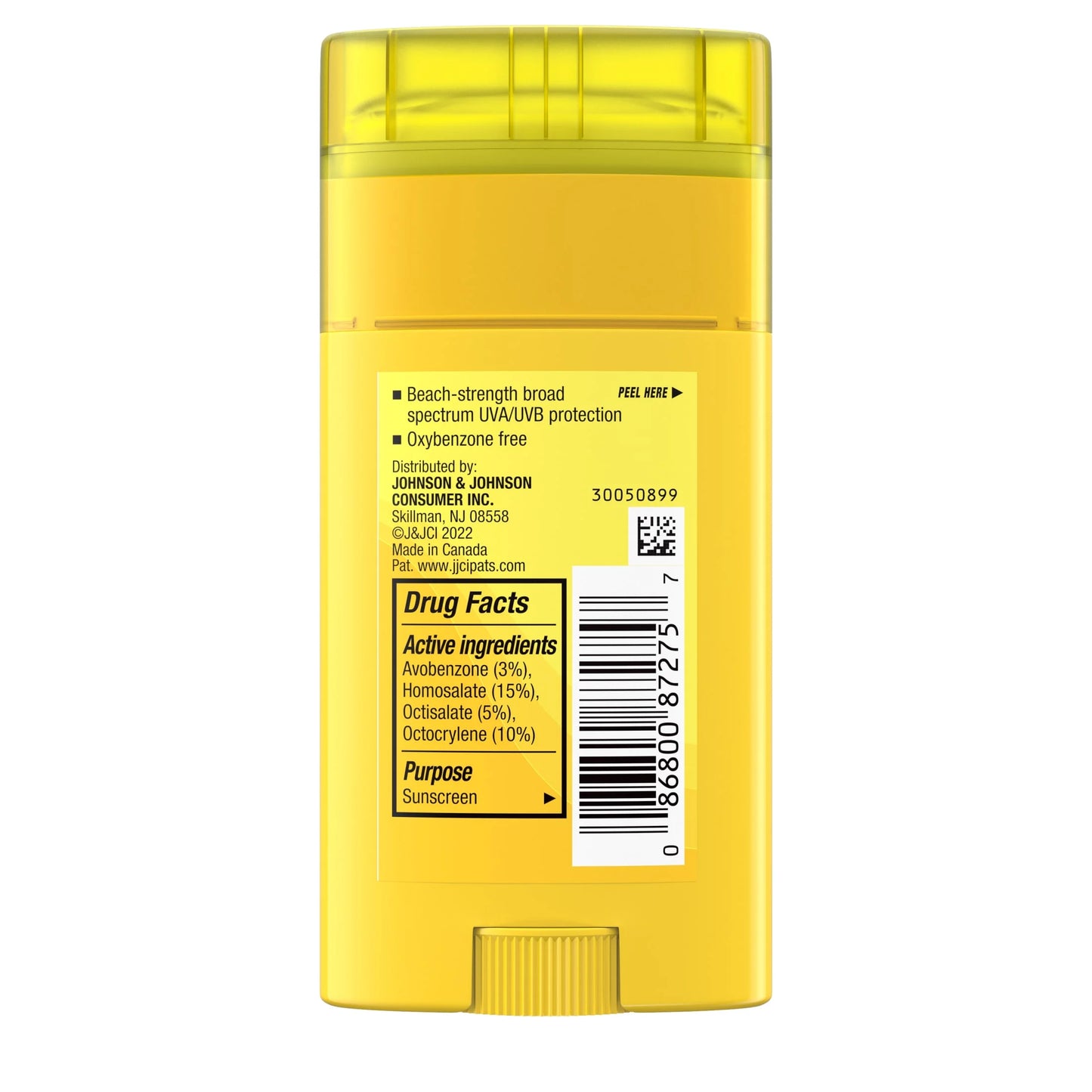 (3 Pack) Beach Defense Sunscreen Stick SPF 50+, Face & Body, 1.5 Oz