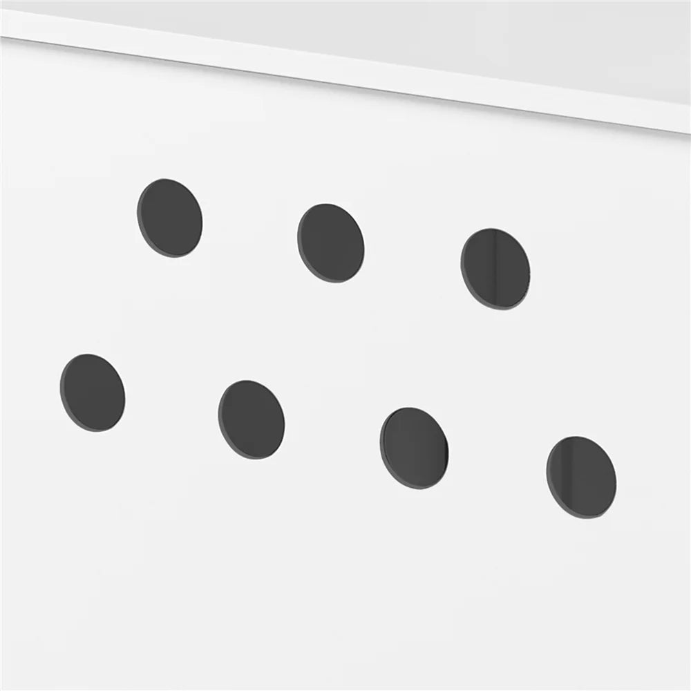 Wooden Cat Litter Box Enclosure with Open Shelf,White