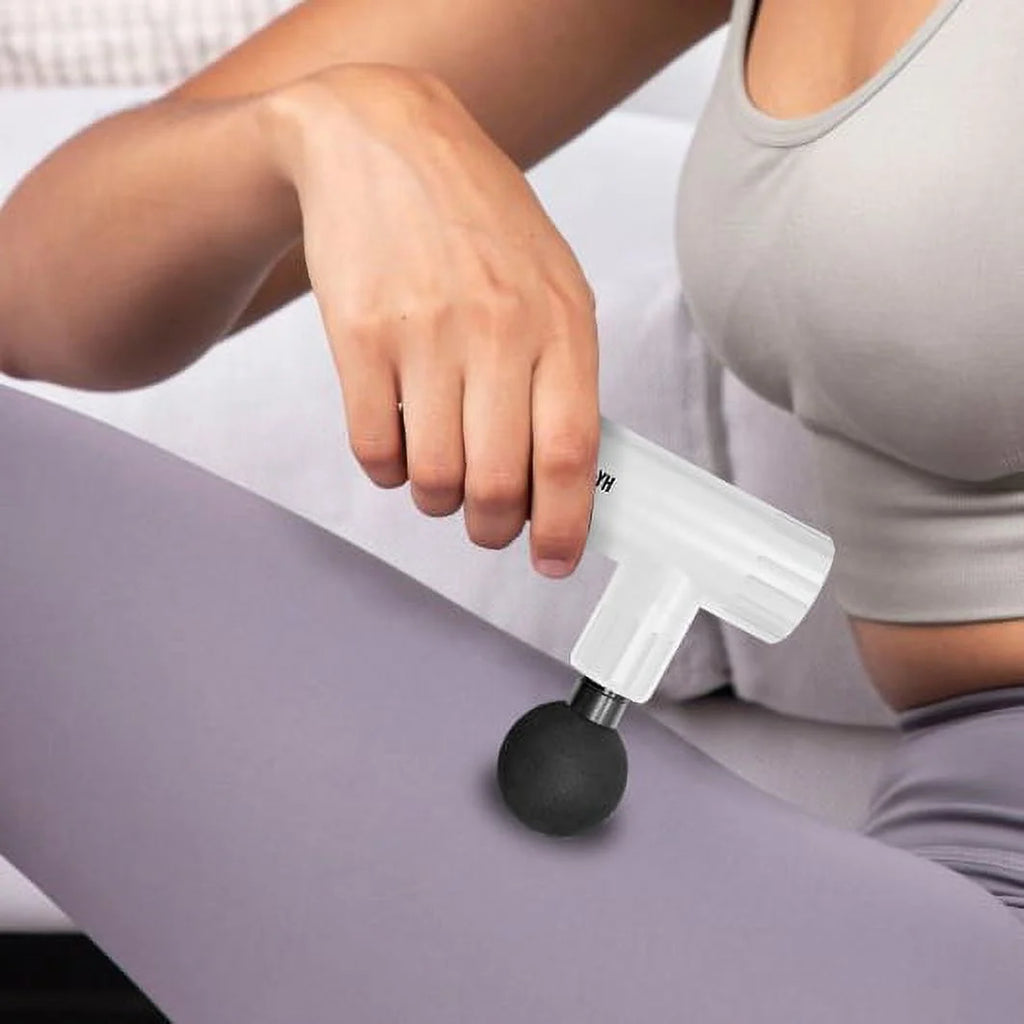 Nano Pocket-Sized Deep Tissue Massager – Cordless, Lightweight, 4-Speed Adjustable, 5 Massage Heads, 3200 RPM, Quiet, Portable Muscle Recovery Device