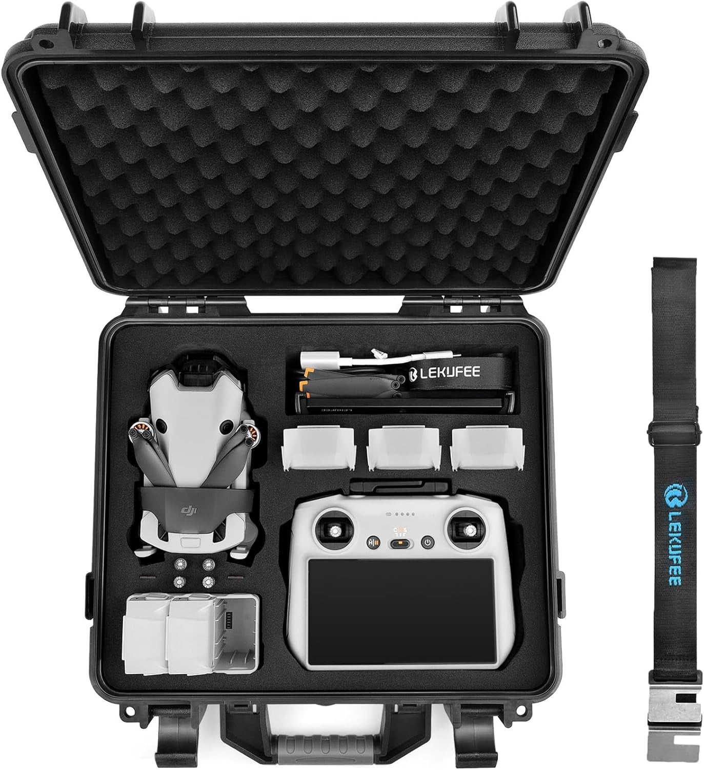 Waterproof Hard Carrying Case Compatible with DJI Mini 4 Pro Drone/Dji Mini 4/Mi