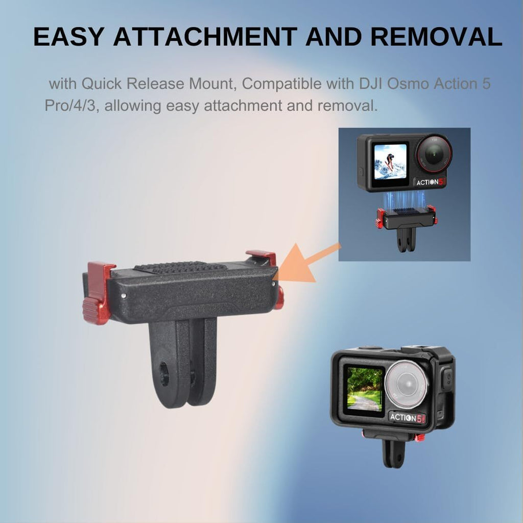 Accessory Kit for DJI Osmo Action: Camera Chest Strap, Camera Head Mount, Camera