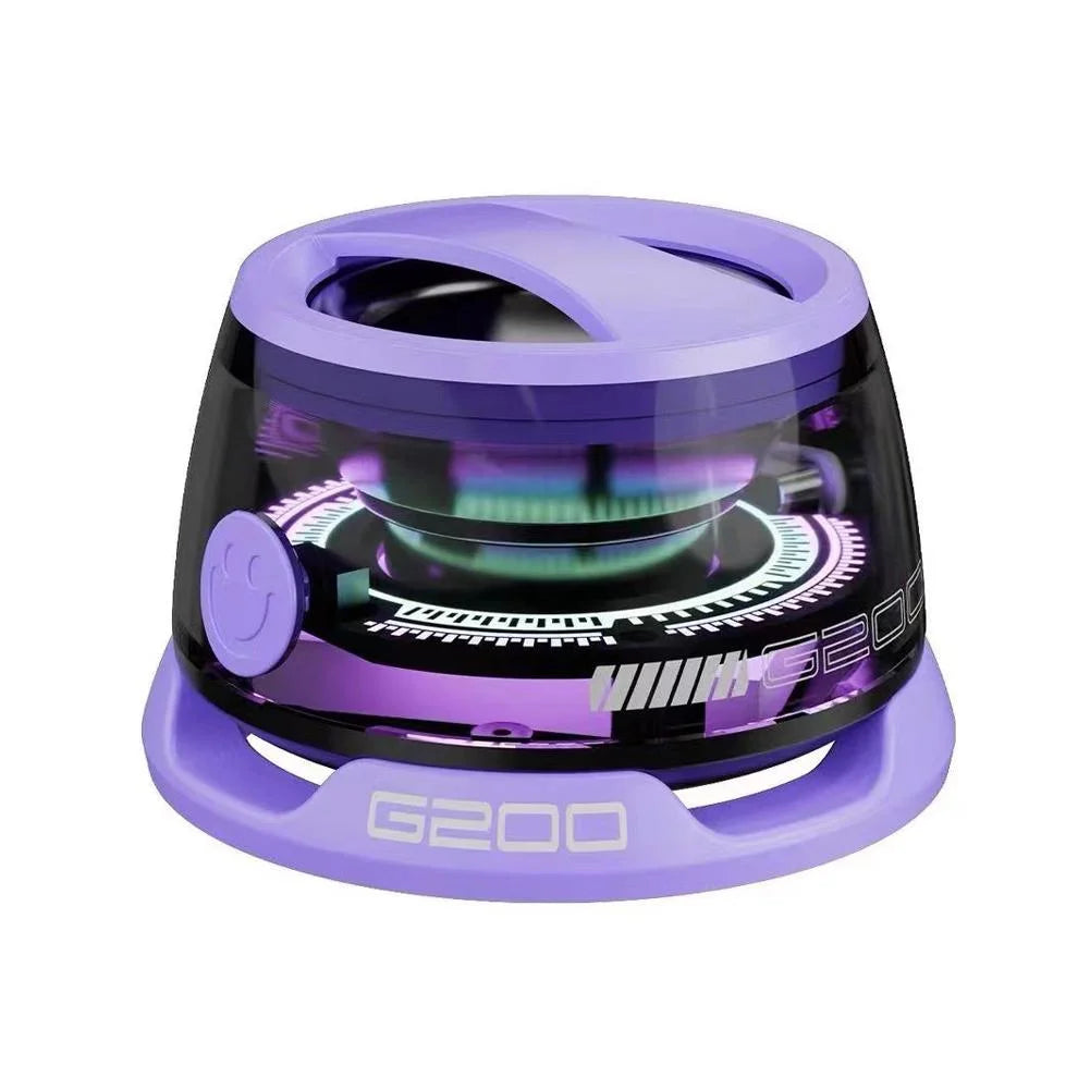 Magnetic Bluetooth Speaker G200 Magnetic Bluetooth Speaker 5W Mini Portable Bluetooth Speaker Magnetic Phone Stand Speaker Bluetooth Audio for Outdoor Travel and Party