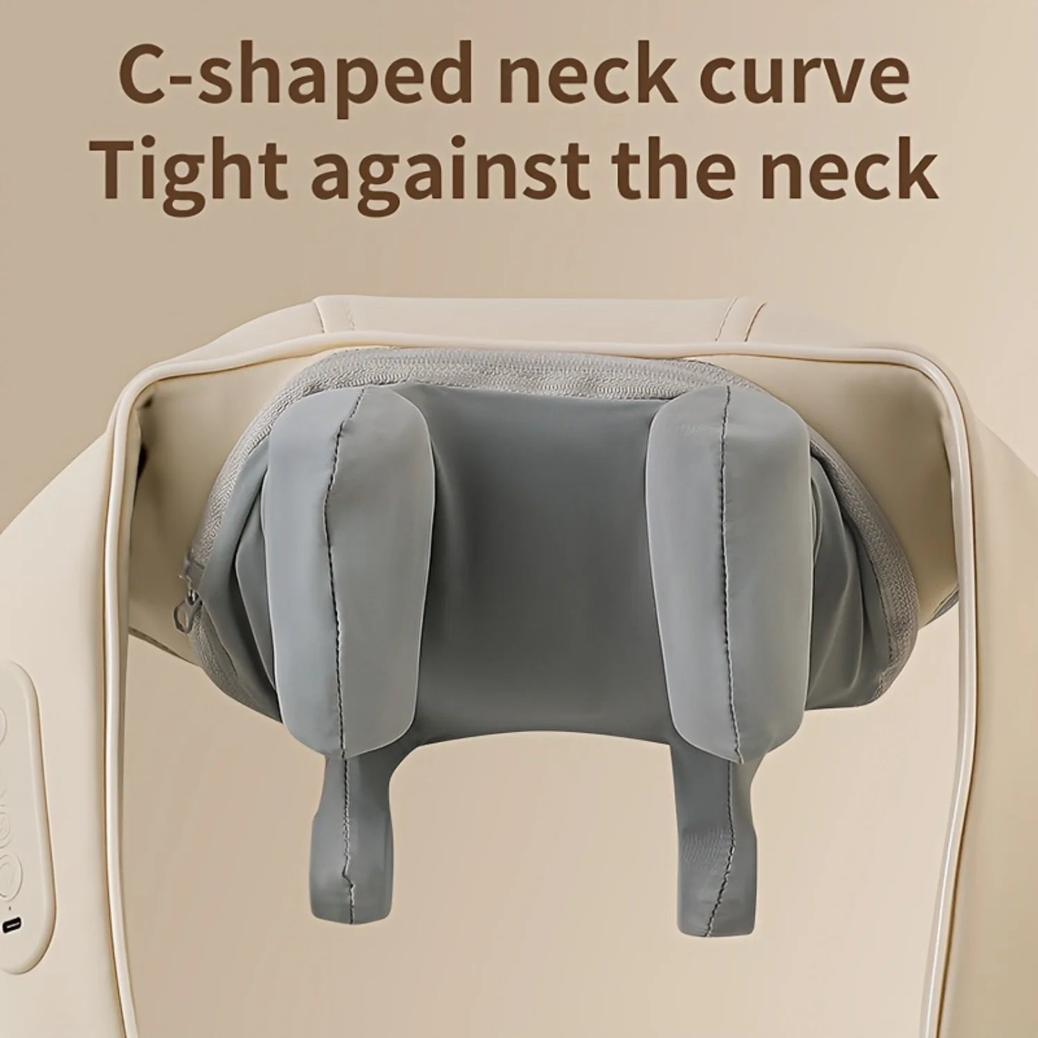 Shiatsu Neck Massager Pillow - 3D Heated Deep Tissue Massage - Rechargeable, Perfect for Relaxation at Home, Office, Travel - Fa
