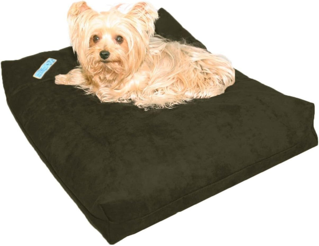 Shredded Memory Foam Orthopedic Bed with Removable Washable Cover and Water Proof Inner Fabric, Extra Large (55-Inch-By-37-Inch), Hot Pink Microfiber, for Dogs