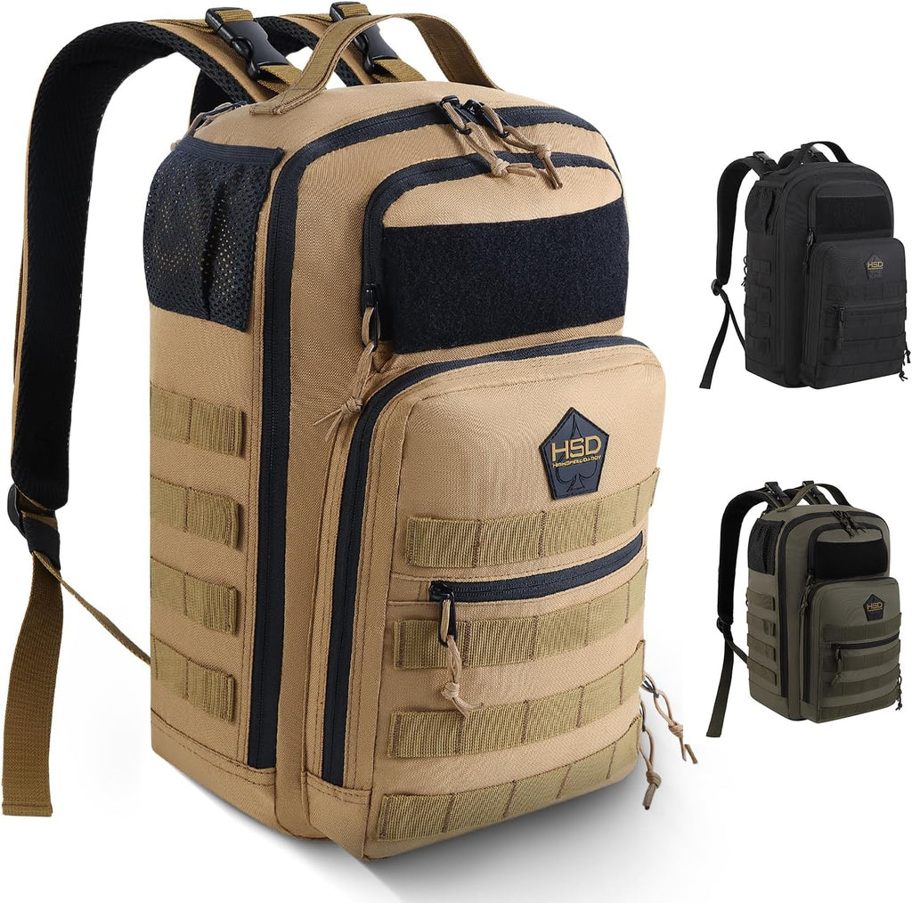 - Baby Diaper Backpack, Military-Grade, Waterproof, Compact Baby Travel Bag with Diaper Changing Mat