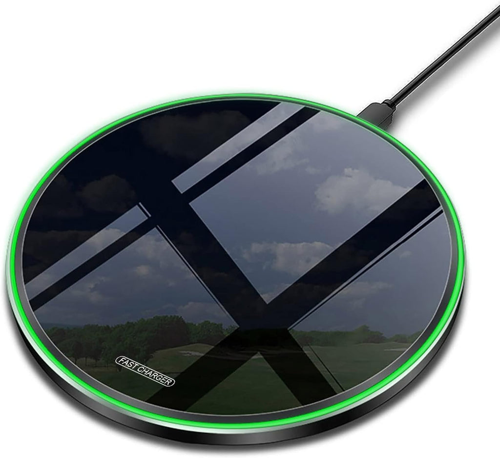 Fast Wireless Charger,20W Max Wireless Charging Pad Compatible with Iphone 16/16 Pro/15/14/13/12/Se/11/Xs Max/Xr,Airpods; Wireless Charge Mat for Samsung Galaxy S25/S24/Note,Pixel/Lg G8