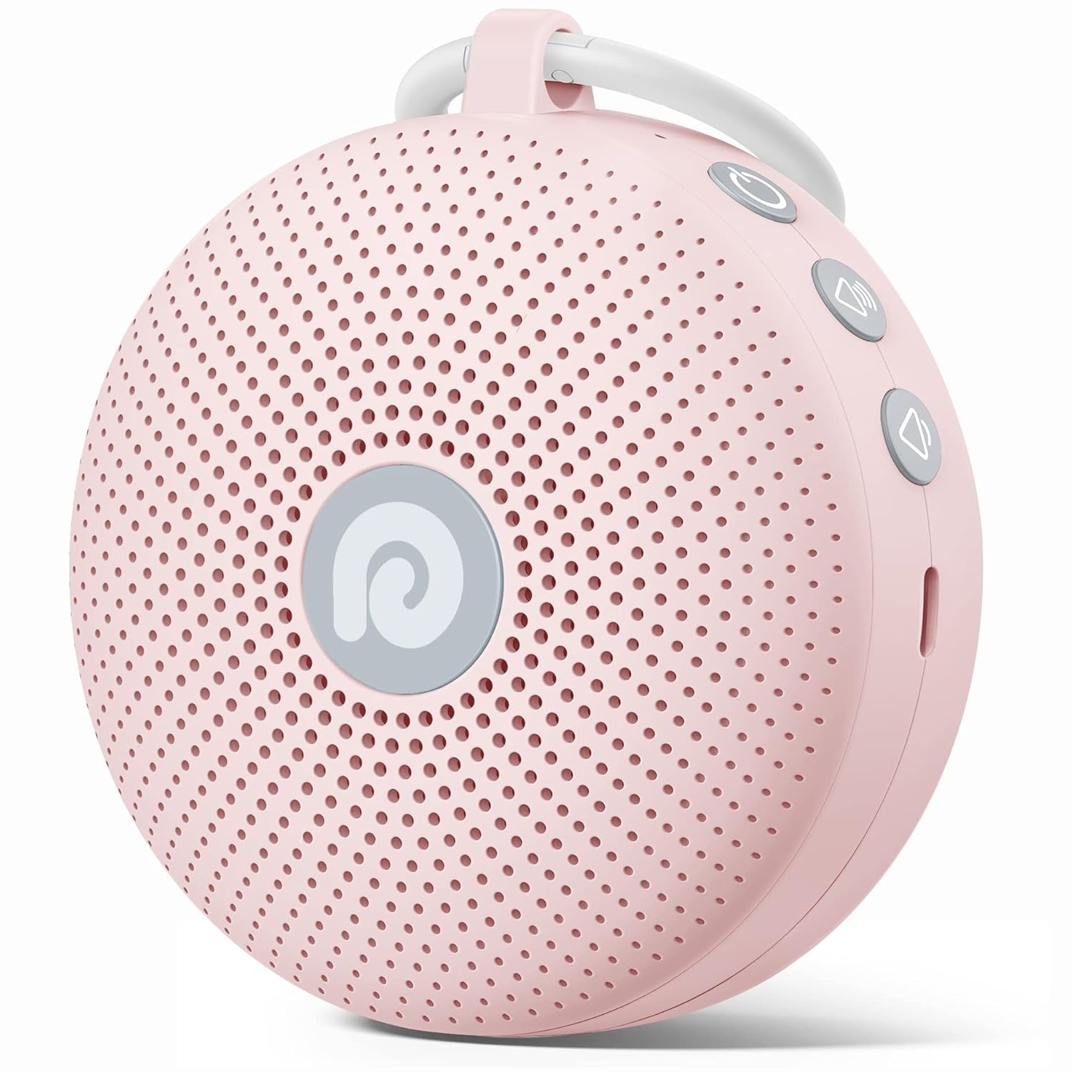 Portable Noise Machine for Baby Adult, Features Powerful Battery, 21 Soothing Sound, Noise Canceling for Office & Sleeping, Sound Therapy for Home, Travel, Registry Gift, Classic White