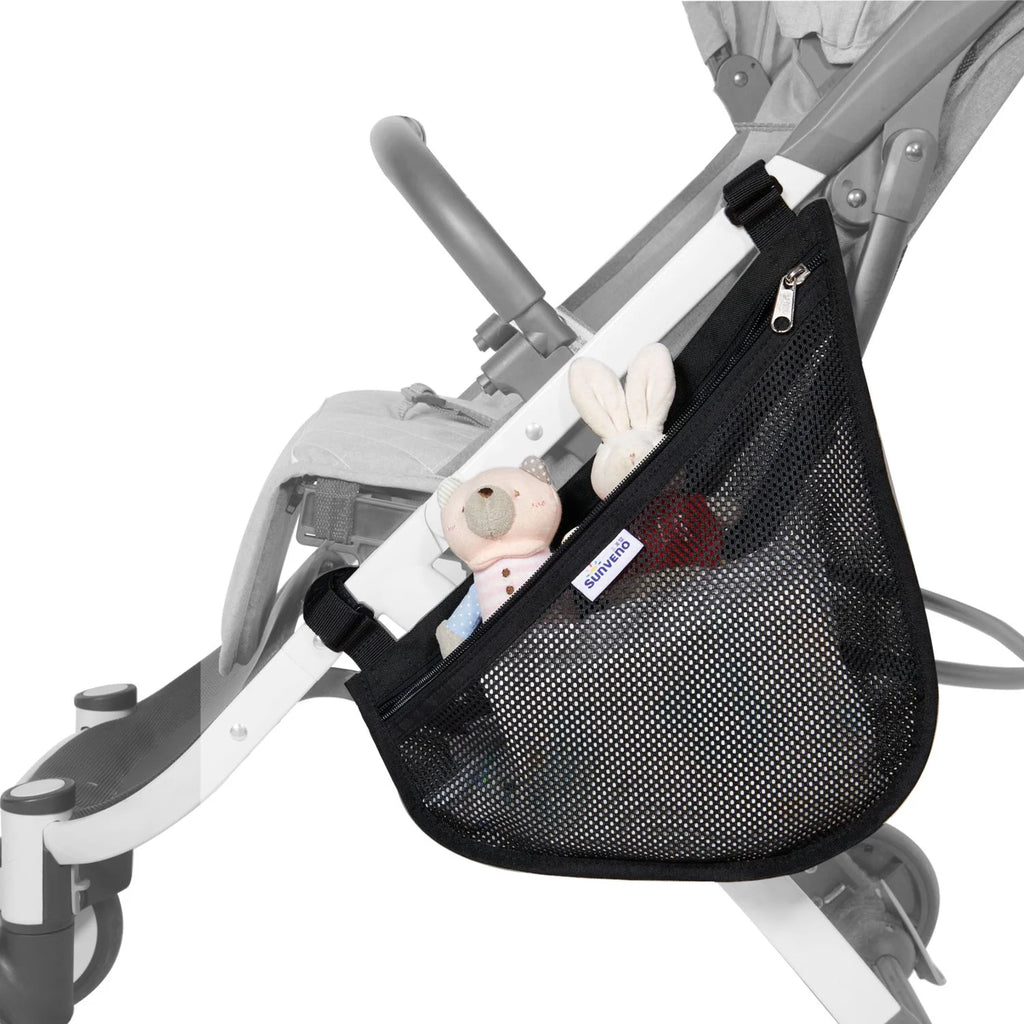 Universal 2 in 1 Insulated Cup Holders Stroller Organizer, Black