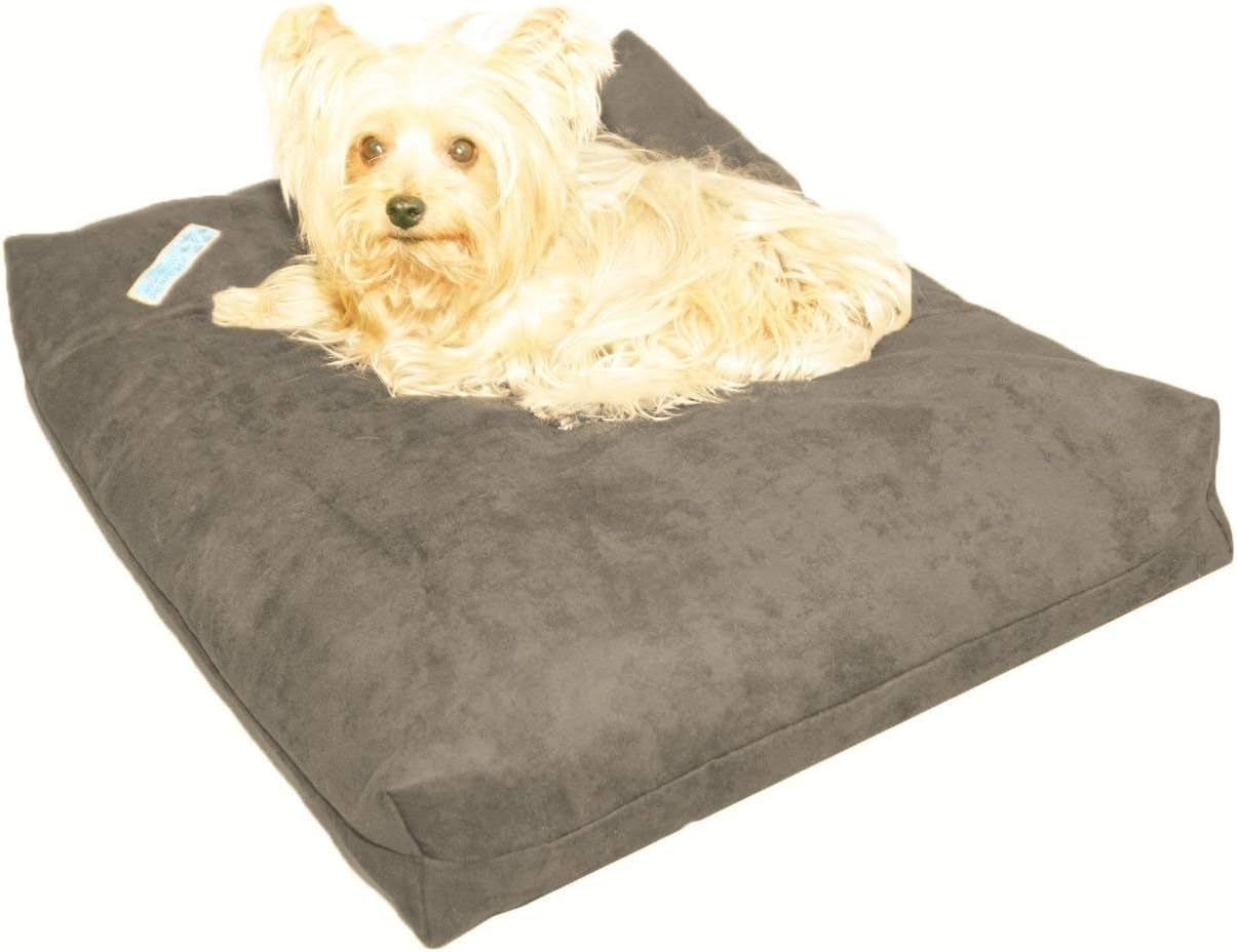 Shredded Memory Foam Orthopedic Bed with Removable Washable Cover and Water Proof Inner Fabric, Extra Large (55-Inch-By-37-Inch), Hot Pink Microfiber, for Dogs