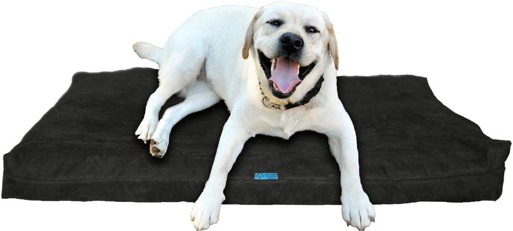 Shredded Memory Foam Orthopedic Bed with Removable Washable Cover and Water Proof Inner Fabric, Extra Large (55-Inch-By-37-Inch), Hot Pink Microfiber, for Dogs