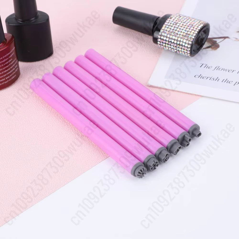 6/10/15PCS Nail Stamp Pen Set DIY Nail Art Nail Graffiti Nail Art Dotting Tools with Simple Design Nail Art Stamp Pen for Women