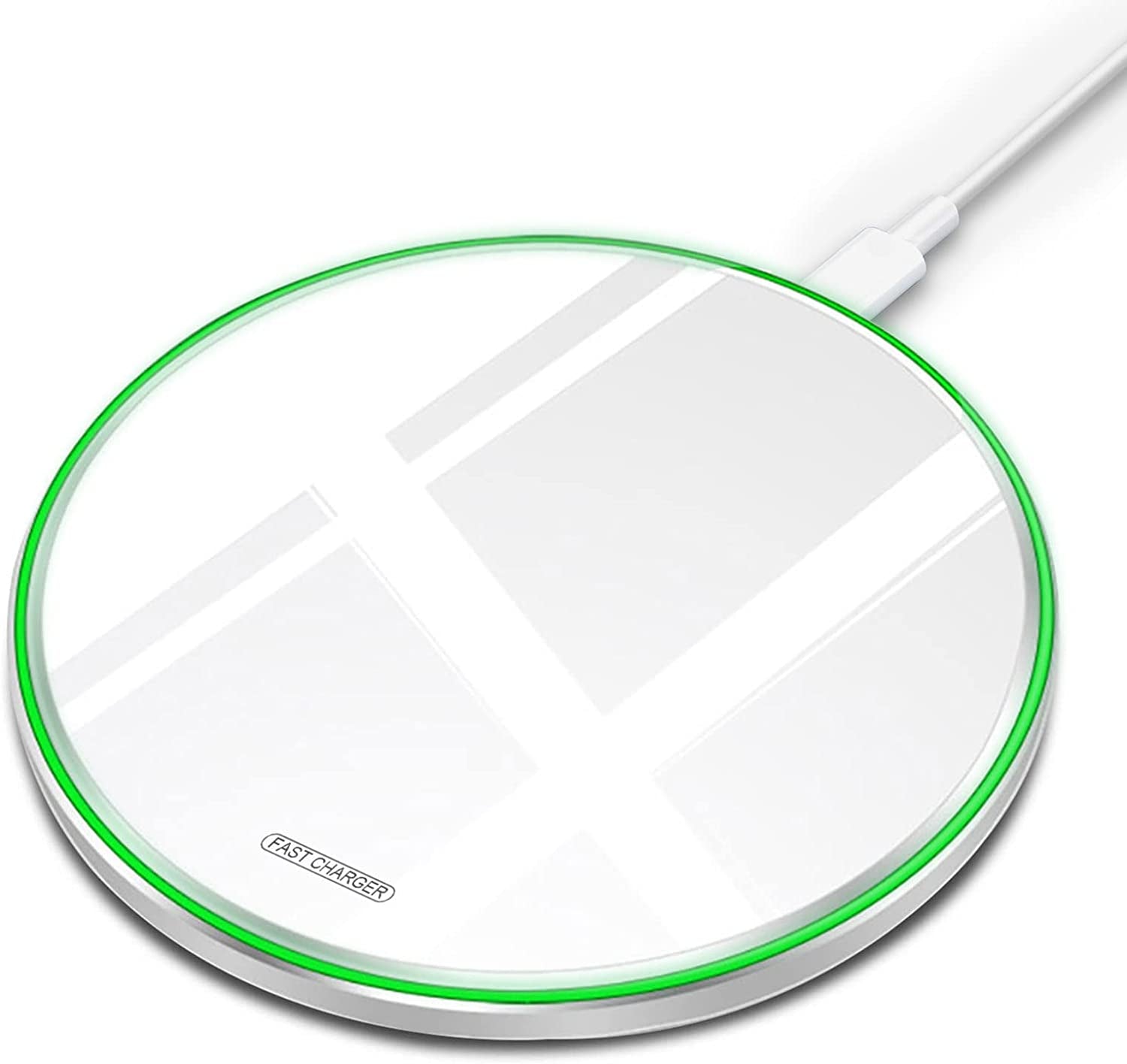 Fast Wireless Charger,20W Max Wireless Charging Pad Compatible with Iphone 16/16 Pro/15/14/13/12/Se/11/Xs Max/Xr,Airpods; Wireless Charge Mat for Samsung Galaxy S25/S24/Note,Pixel/Lg G8