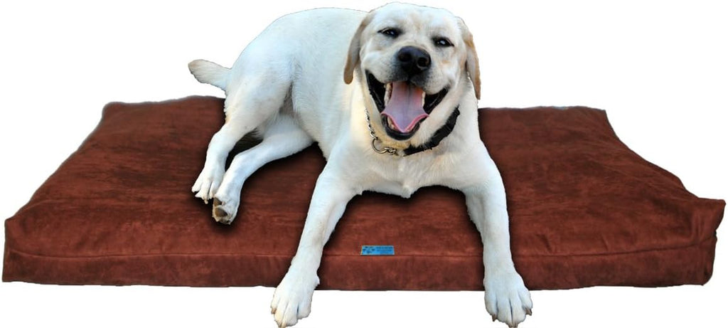 Shredded Memory Foam Orthopedic Bed with Removable Washable Cover and Water Proof Inner Fabric, Extra Large (55-Inch-By-37-Inch), Hot Pink Microfiber, for Dogs