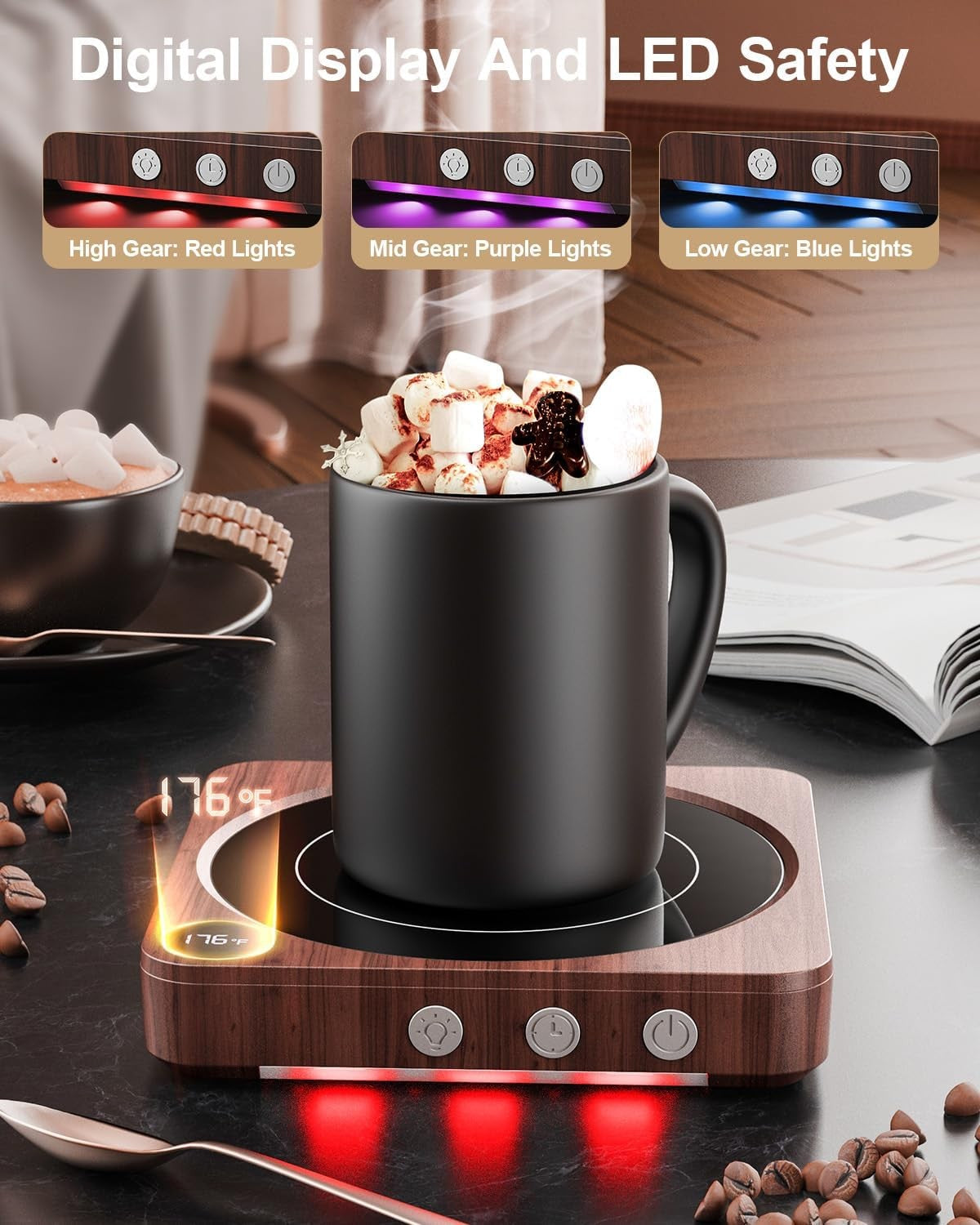 Mug Warmer - 36W Coffee Mug Warmer for Desk
