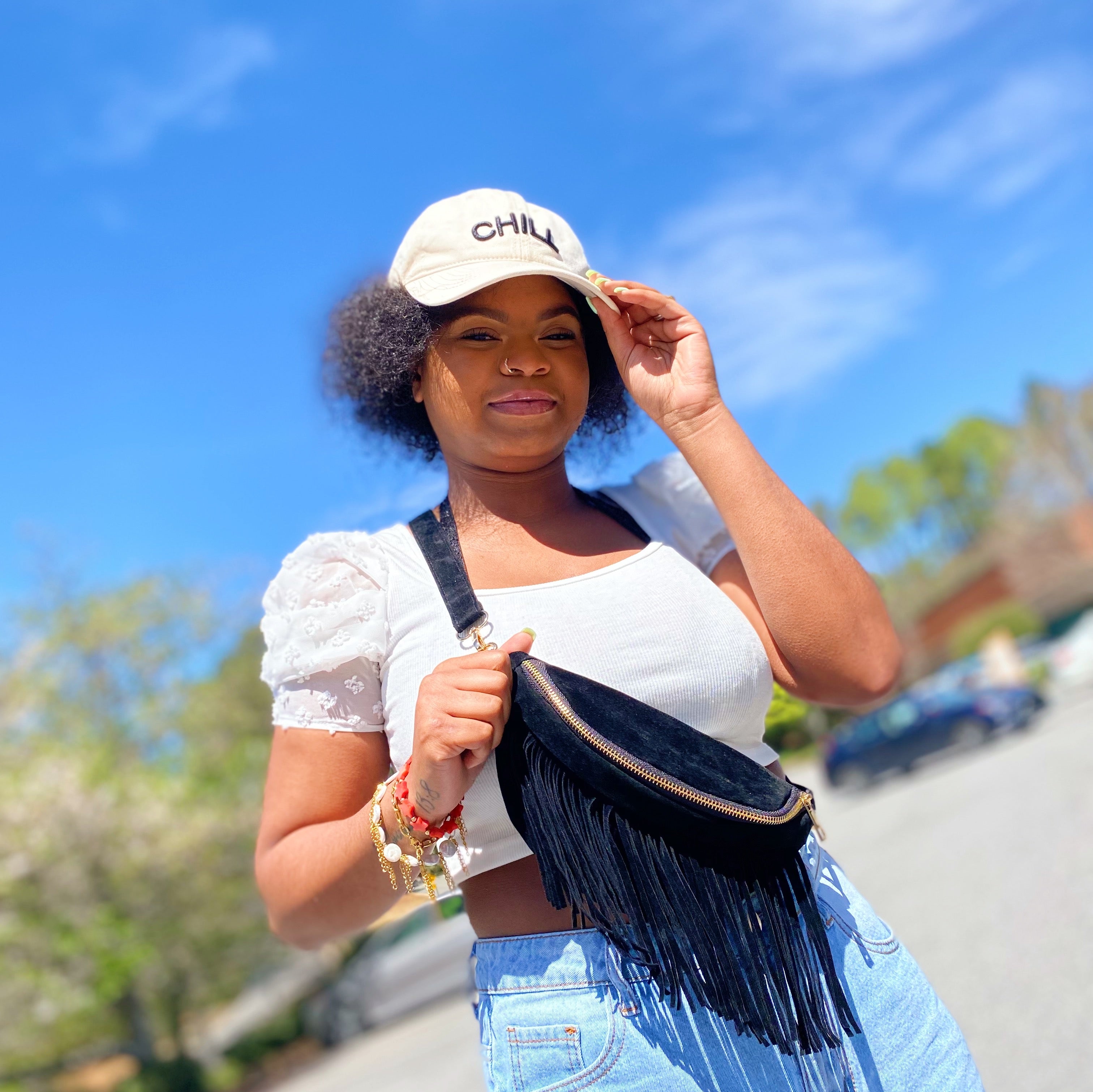 Fringed or Not Sling Bag