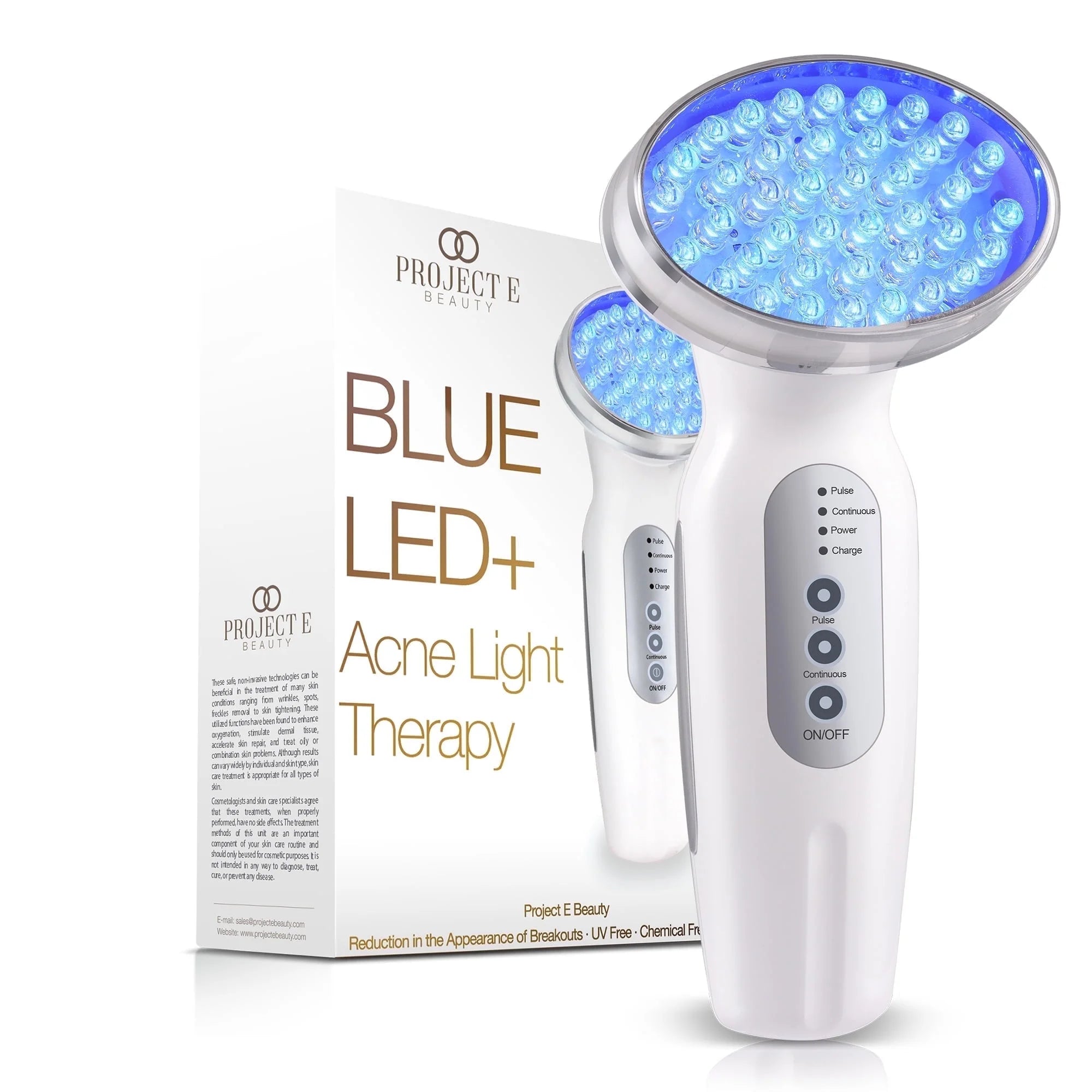 Blue LED+ | Acne Light Therapy | Spots Removal | Minimize Pores | for Oily Skin