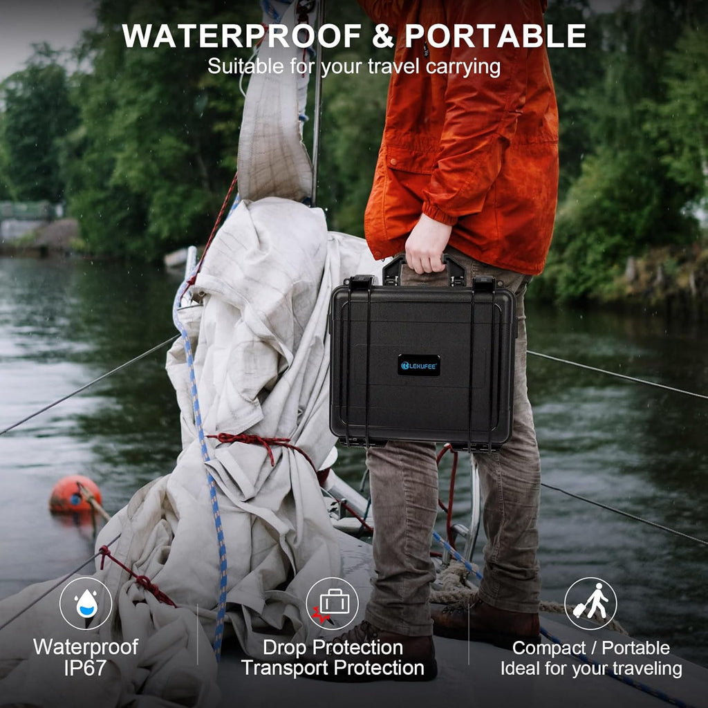 Waterproof Hard Carrying Case Compatible with DJI Mini 4 Pro Drone/Dji Mini 4/Mi