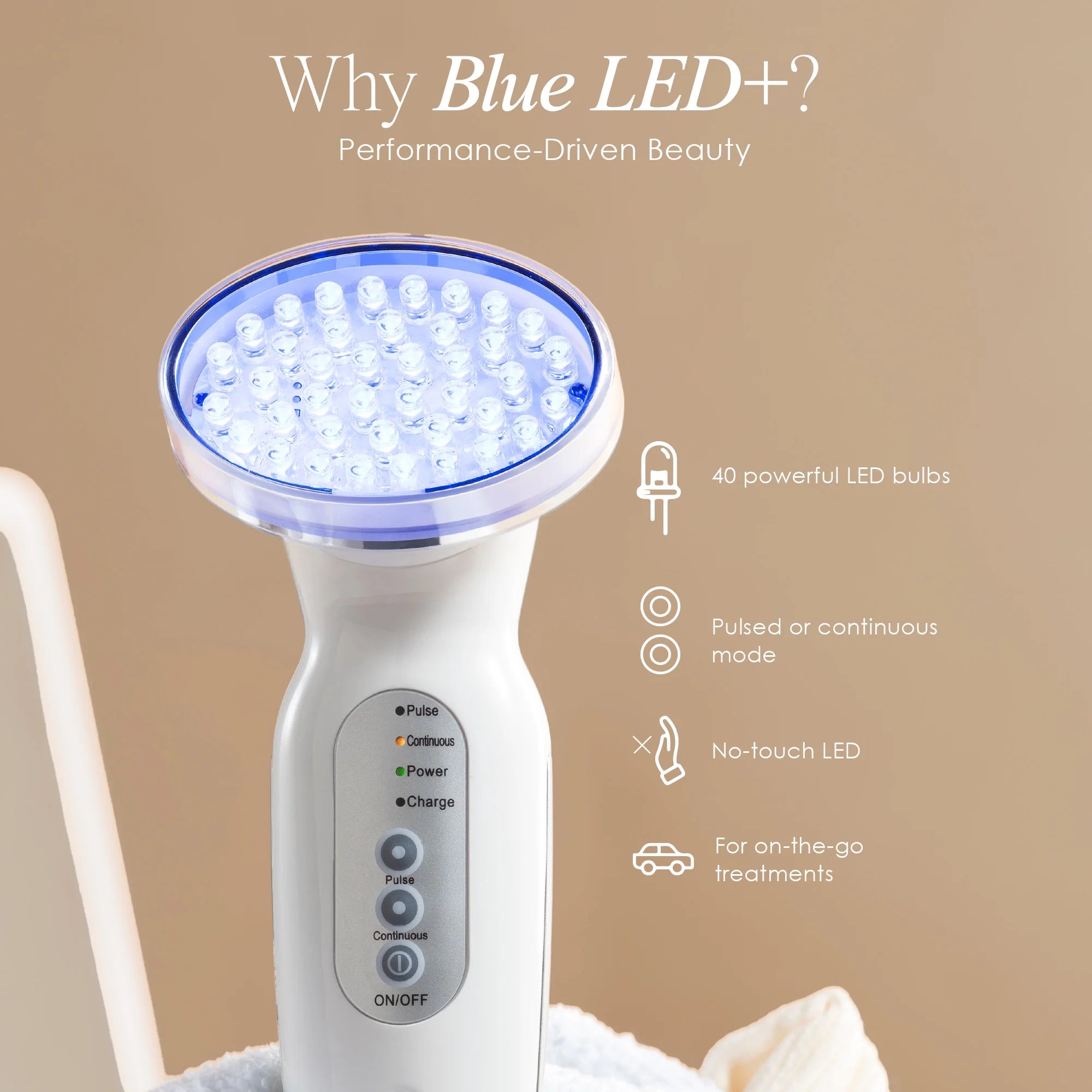 Blue LED+ | Acne Light Therapy | Spots Removal | Minimize Pores | for Oily Skin