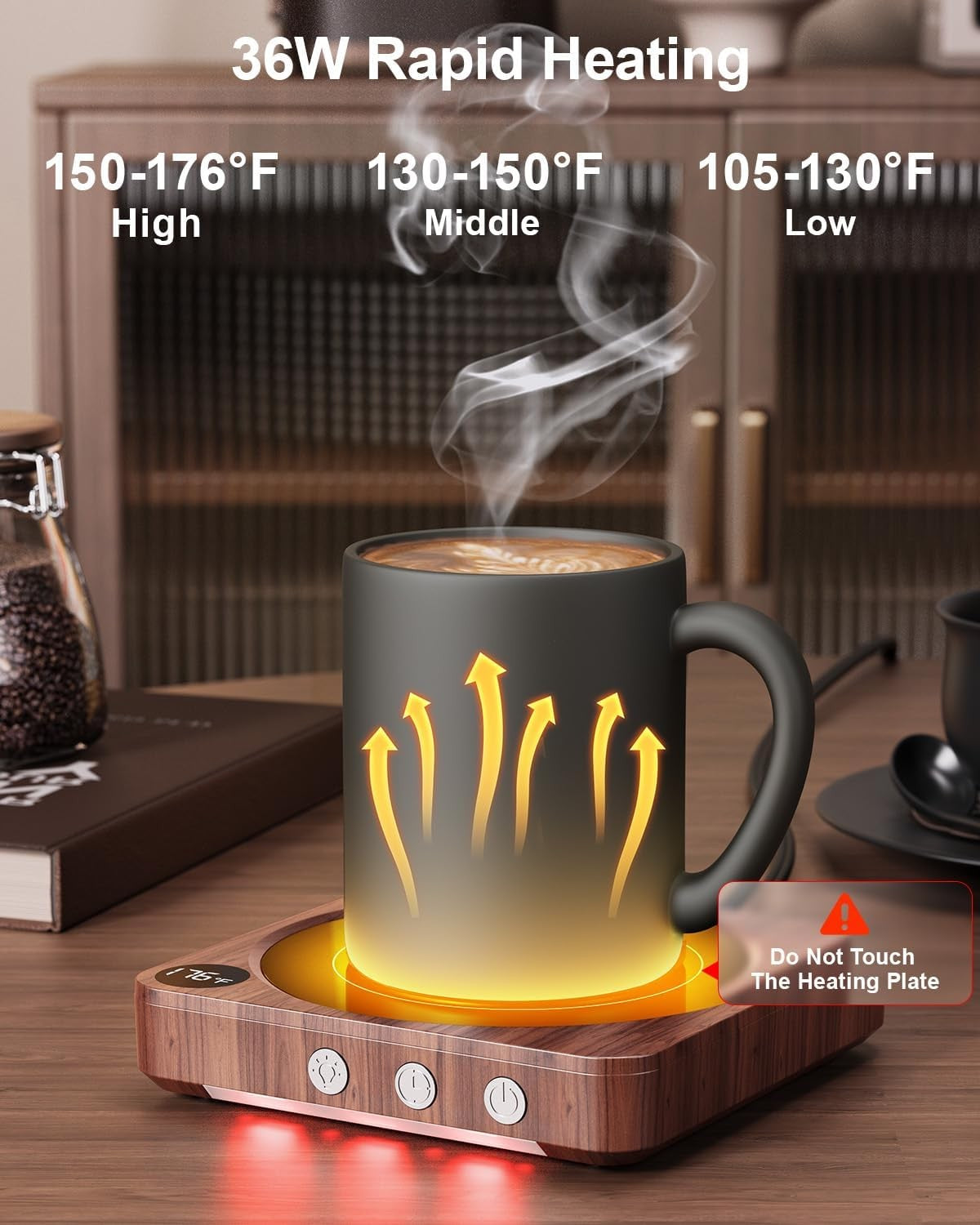 Mug Warmer - 36W Coffee Mug Warmer for Desk