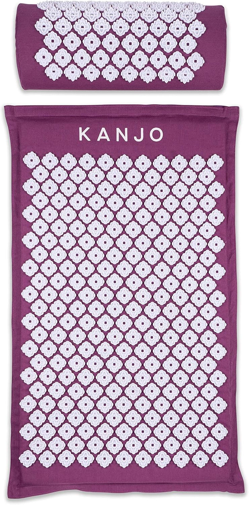Acupressure Mat and Pillow Set for Back Pain Relief & Neck Pain Relief, with Pressure Points for Muscle Pain Relief with Travel Bag - Navy