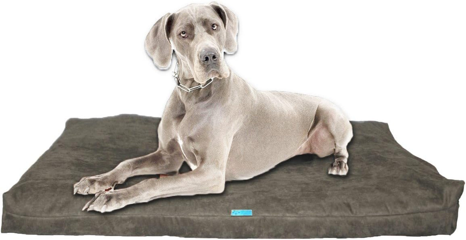 Shredded Memory Foam Orthopedic Bed with Removable Washable Cover and Water Proof Inner Fabric, Extra Large (55-Inch-By-37-Inch), Hot Pink Microfiber, for Dogs