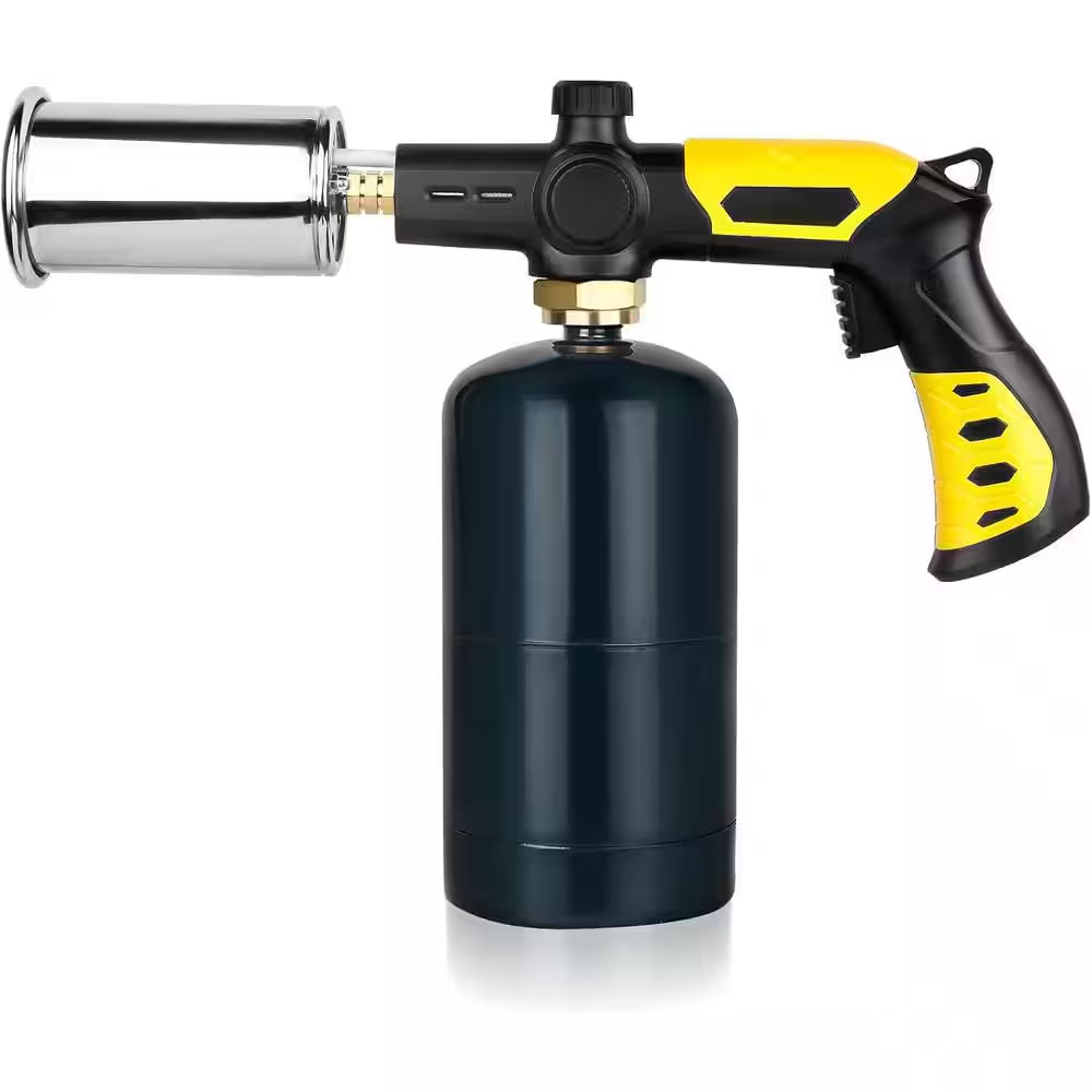 Powerful Cooking Torch Propane Adjustable Flame Culinary Grilling Torch Lighter with Finger Guard for BBQ Campfire