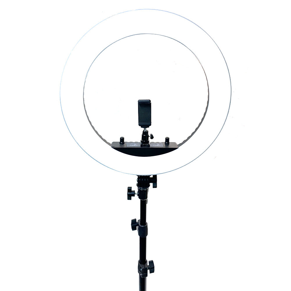 18" LED Ring Light Kit with Stand Dimmable 6000K
