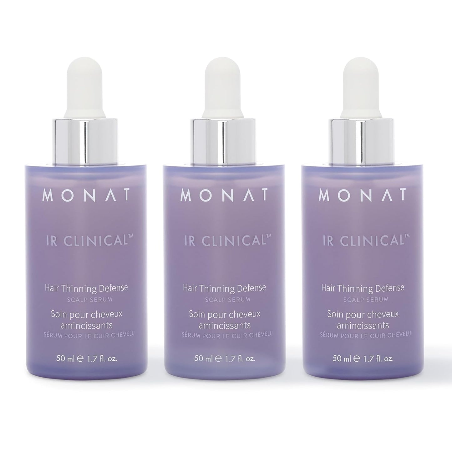 IR Clinical™ Hair Thinning Defense Scalp Serum – Nourishes Scalp, Reduces Breakage, Boosts Hair Density, and Supports Thicker, Fuller-Looking Hair with a Lightweight, Non-Greasy Formula