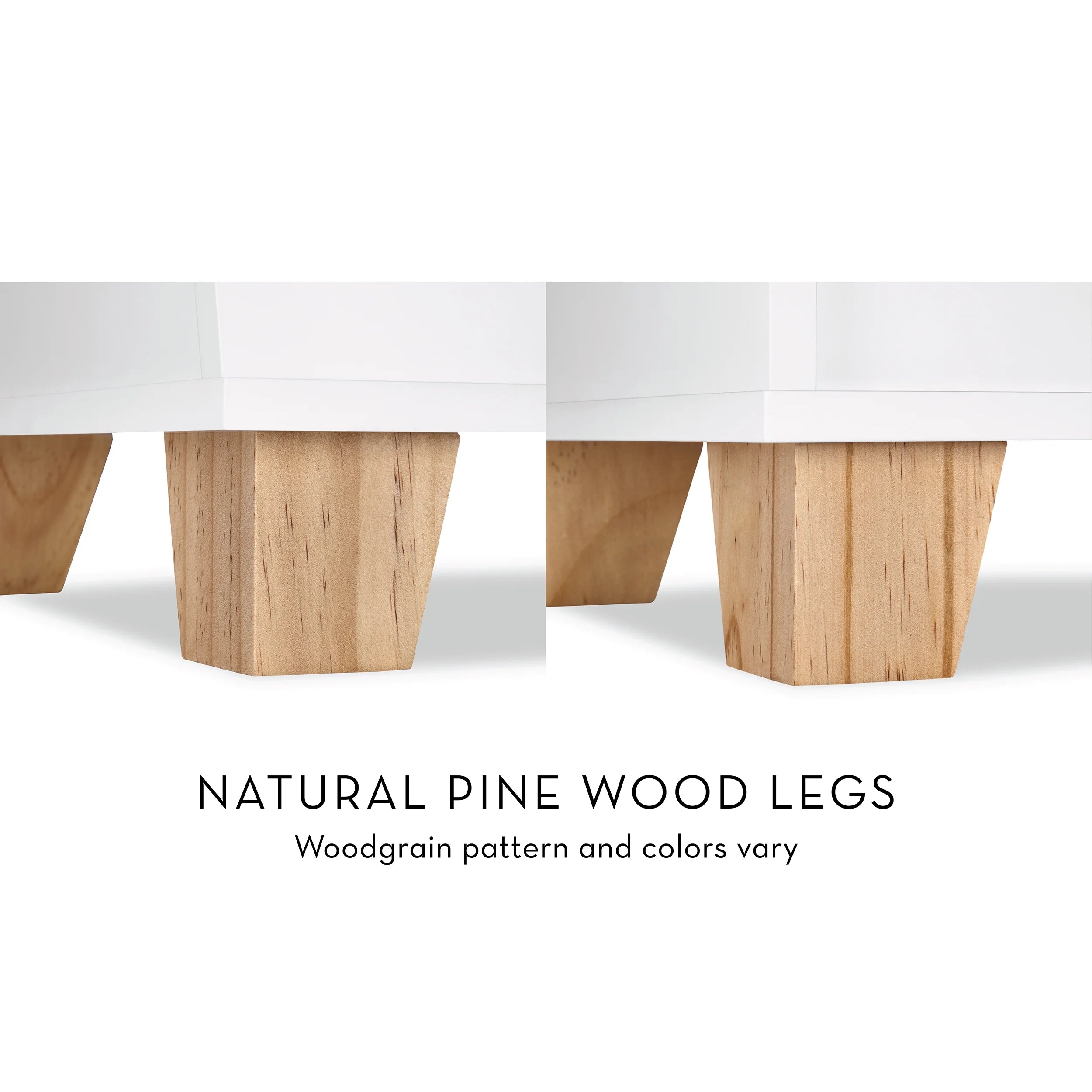 Kids Catch-All 24In Cubby Bookshelf and Toy Storage Organizer with 2 Gray Bins