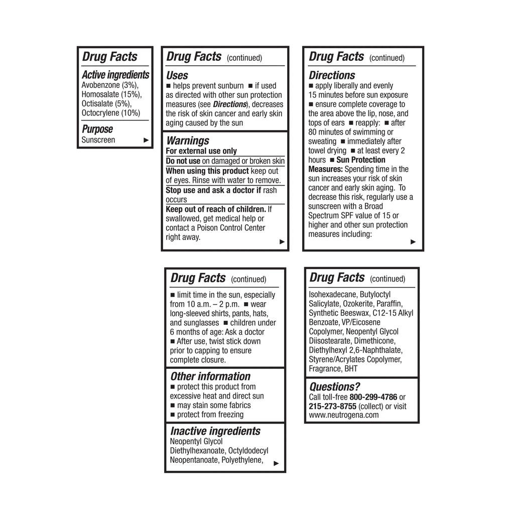 (3 Pack)  Beach Defense Sunscreen Stick SPF 50+, Face & Body, 1.5 Oz