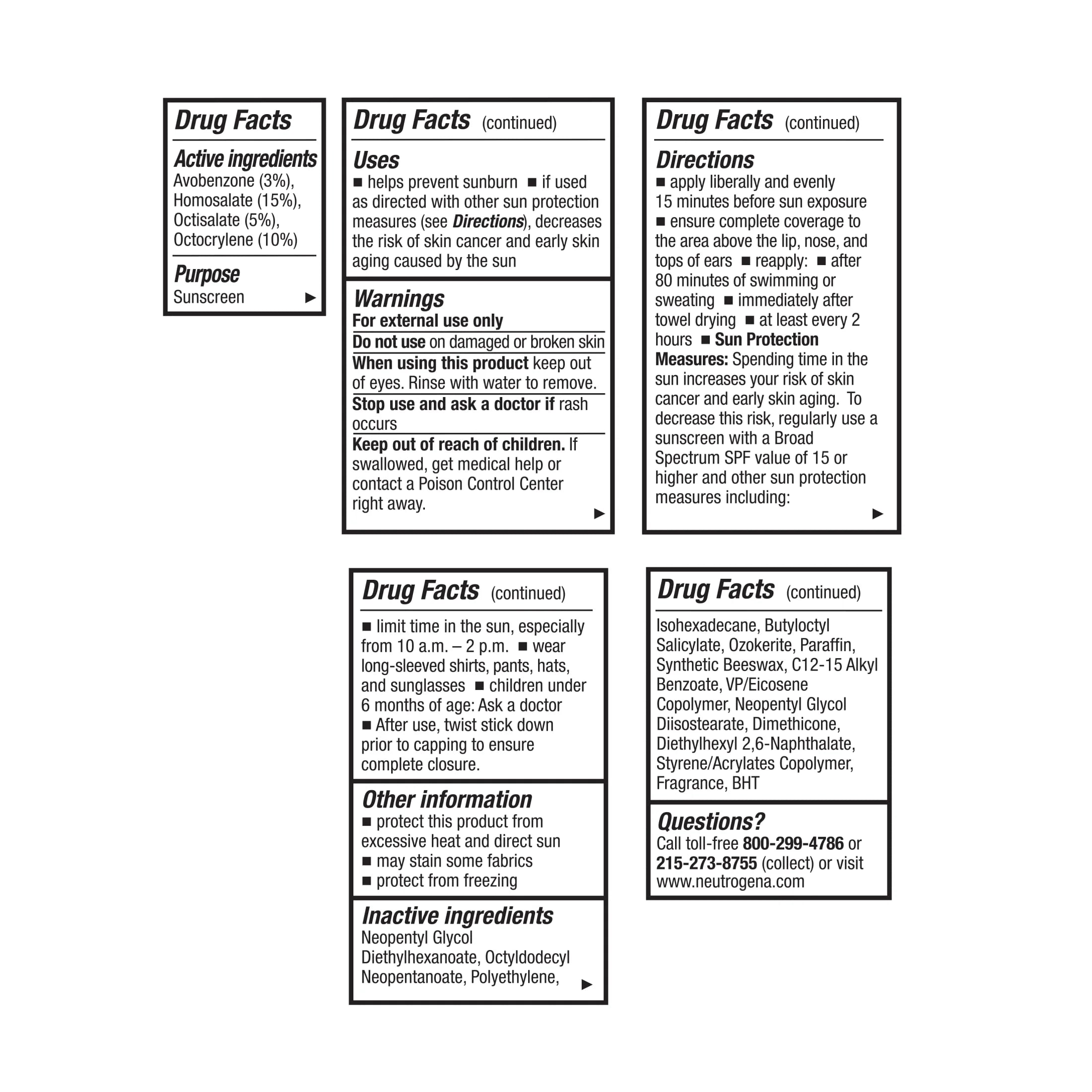 (3 Pack)  Beach Defense Sunscreen Stick SPF 50+, Face & Body, 1.5 Oz