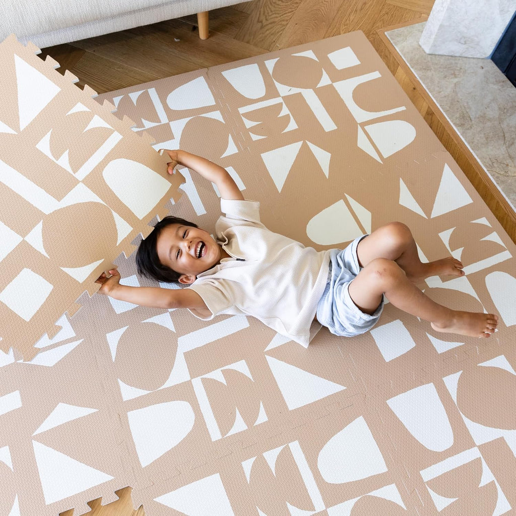 Baby Play Mat for Floor – 4X6Ft Gray | Soft Non Toxic Premium EVA Foam Tiles for Tummy Time, Crawling & Playroom – Waterproof Interlocking Floor Mat for Babies & Toddlers (6 Tiles)