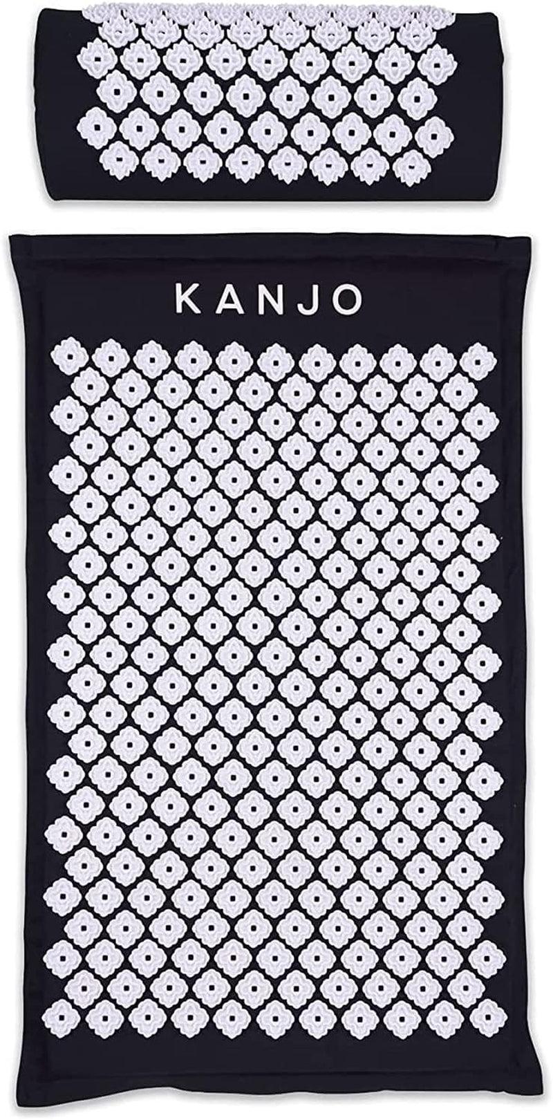 Acupressure Mat and Pillow Set for Back Pain Relief & Neck Pain Relief, with Pressure Points for Muscle Pain Relief with Travel Bag - Navy
