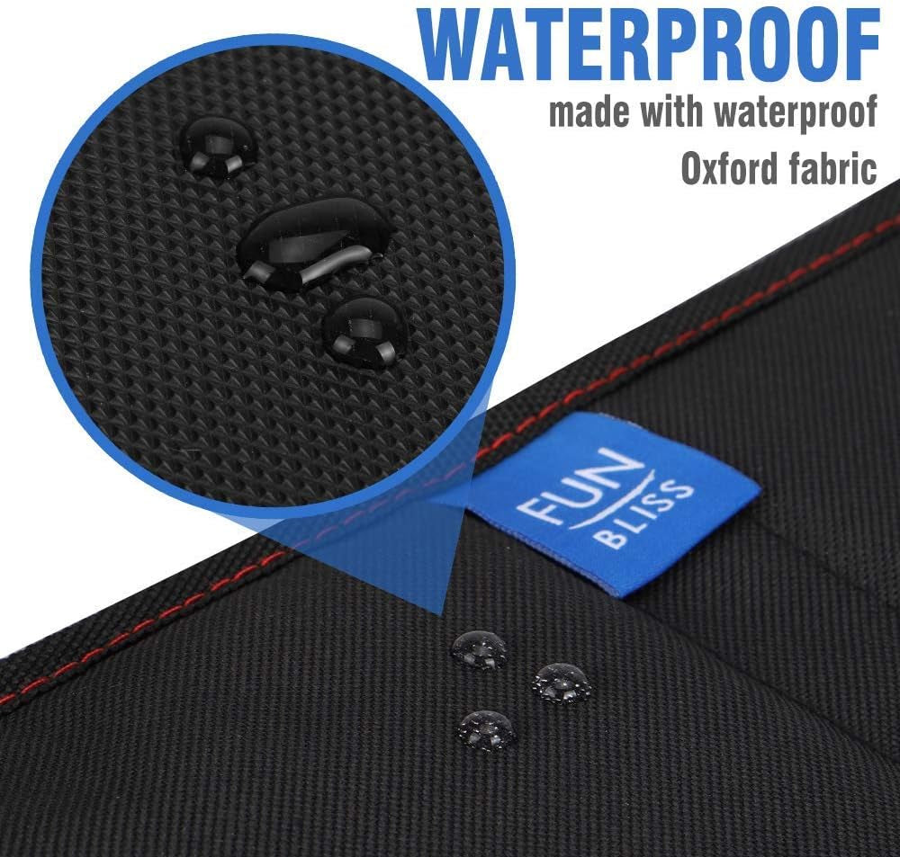 Car Seat Protector + Kick Mats Car Backseat Organizer Black,Suitable for All Cars,Xl Largest Car Seat Cover for Child Baby Carseat, Kick Mat Back Seat W/Storage Pockets