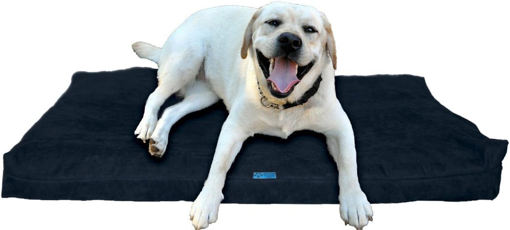 Shredded Memory Foam Orthopedic Bed with Removable Washable Cover and Water Proof Inner Fabric, Extra Large (55-Inch-By-37-Inch), Hot Pink Microfiber, for Dogs