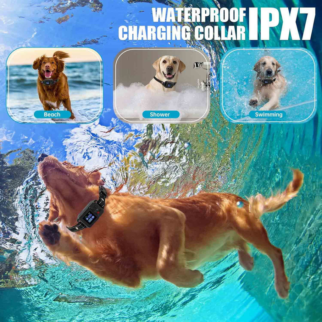 GPS Wireless Dog Fence System,  Electric Dog Collar Fence with Satellite GPS, Waterproof & Rechargeable, 3 Training Modes, 15~2200 Yards Range for Outdoor Pet Containment