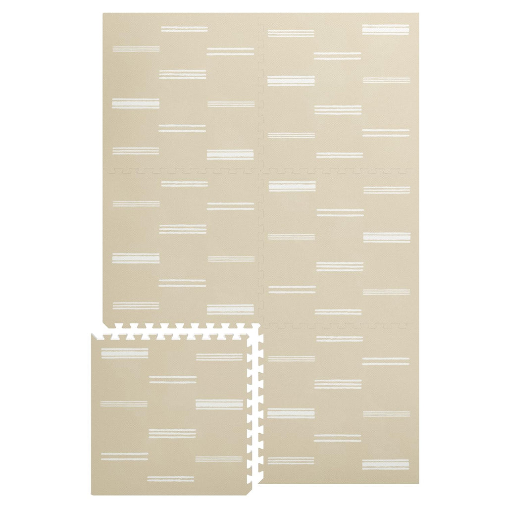 Baby Play Mat for Floor – 4X6Ft Gray | Soft Non Toxic Premium EVA Foam Tiles for Tummy Time, Crawling & Playroom – Waterproof Interlocking Floor Mat for Babies & Toddlers (6 Tiles)