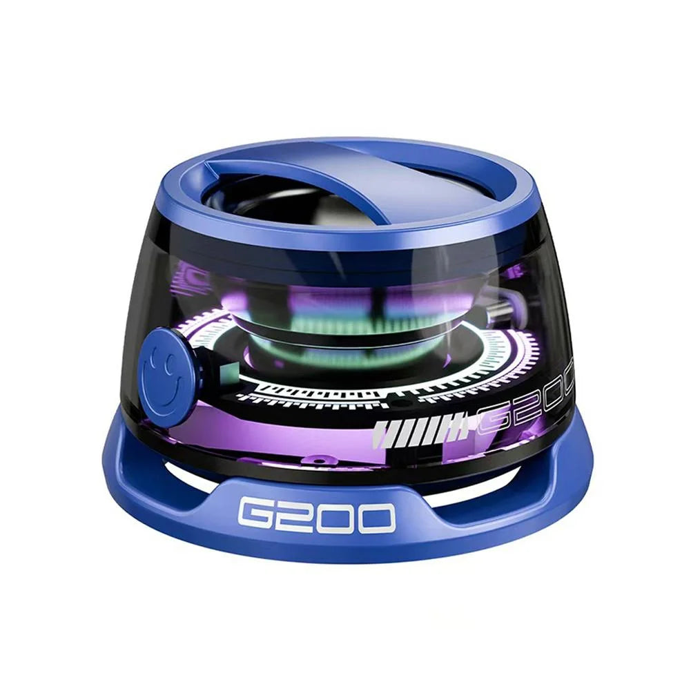 Magnetic Bluetooth Speaker G200 Magnetic Bluetooth Speaker 5W Mini Portable Bluetooth Speaker Magnetic Phone Stand Speaker Bluetooth Audio for Outdoor Travel and Party