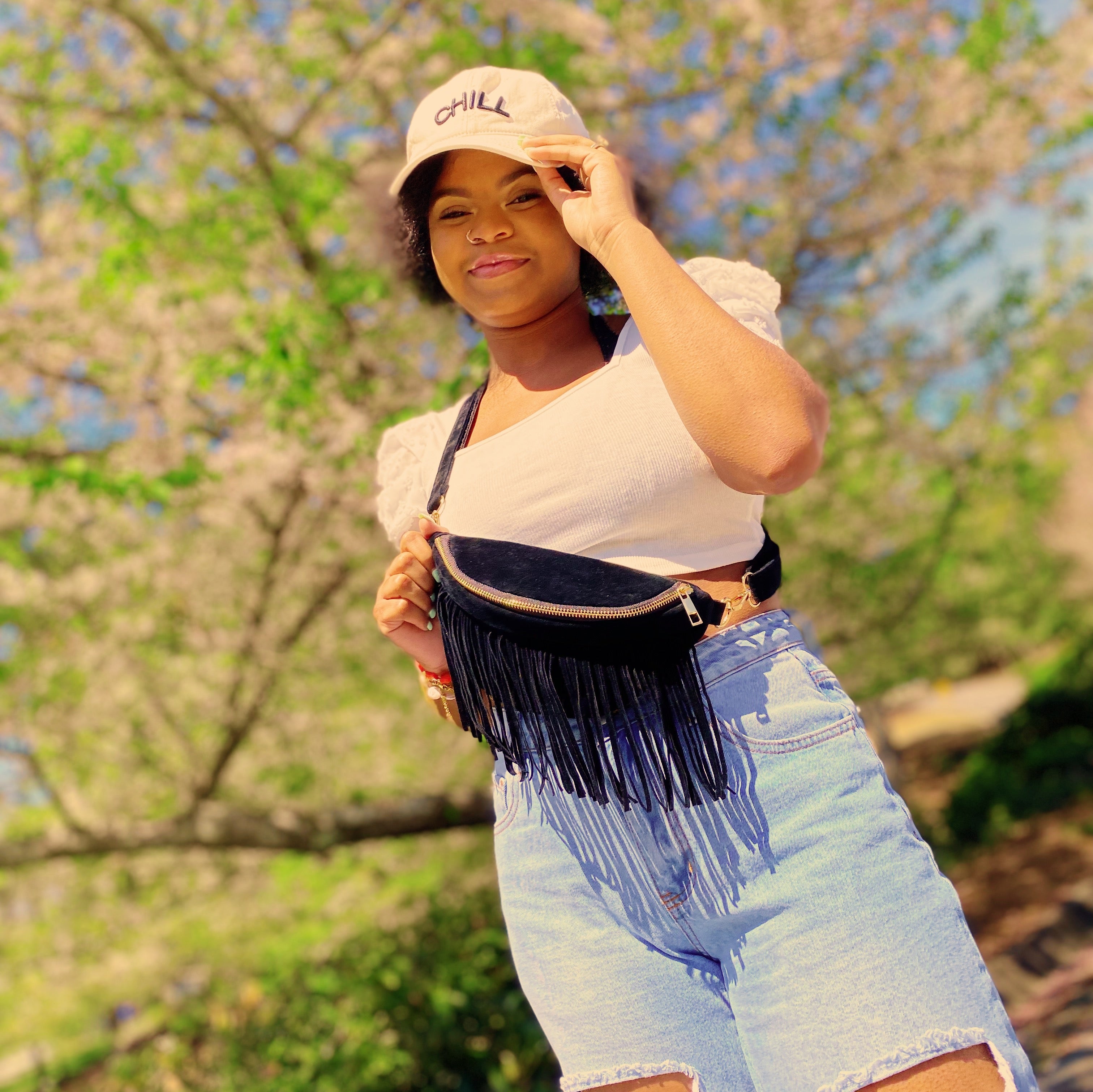 Fringed or Not Sling Bag