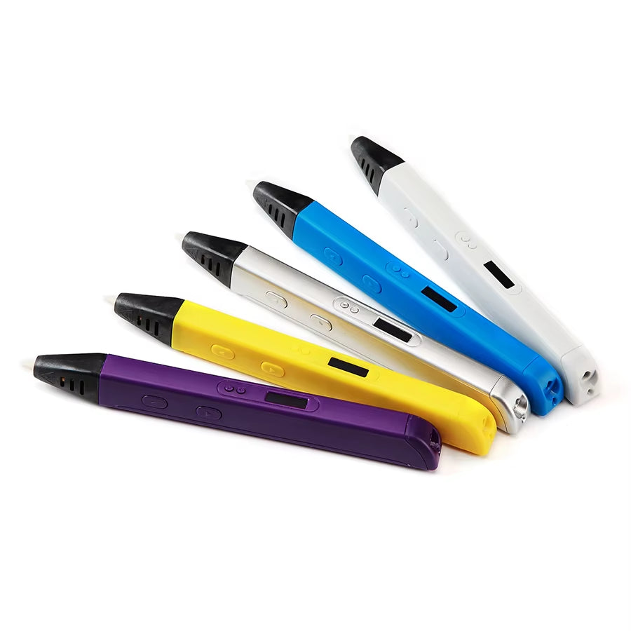 Hot Selling RP800A 3D Pen Scribble Pen OLED Display 3D Printing Pen with PLA Filament for Doodling Making Christmas Presents