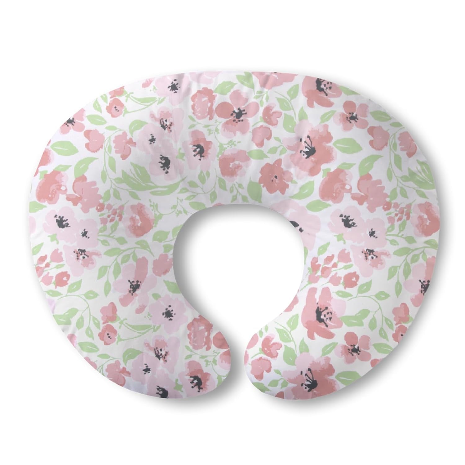 Nursing Pillow for Breastfeeding, Breathable Breast Feeding Pillow and Positioner with Removable Cover for More Support, Tummy Time and Bottle Feeding Support Pillow, Moon Fairy