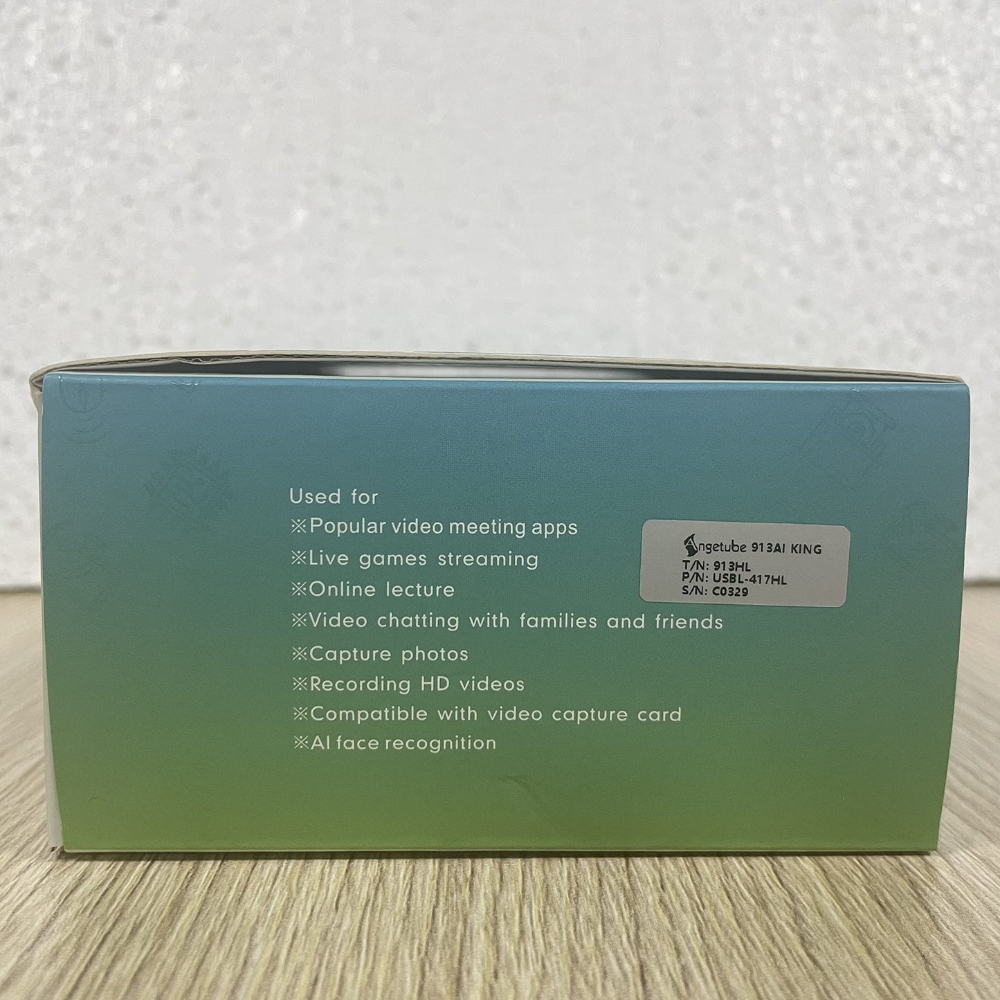 Angetube 4K Webcam with AI Tracking,Remot