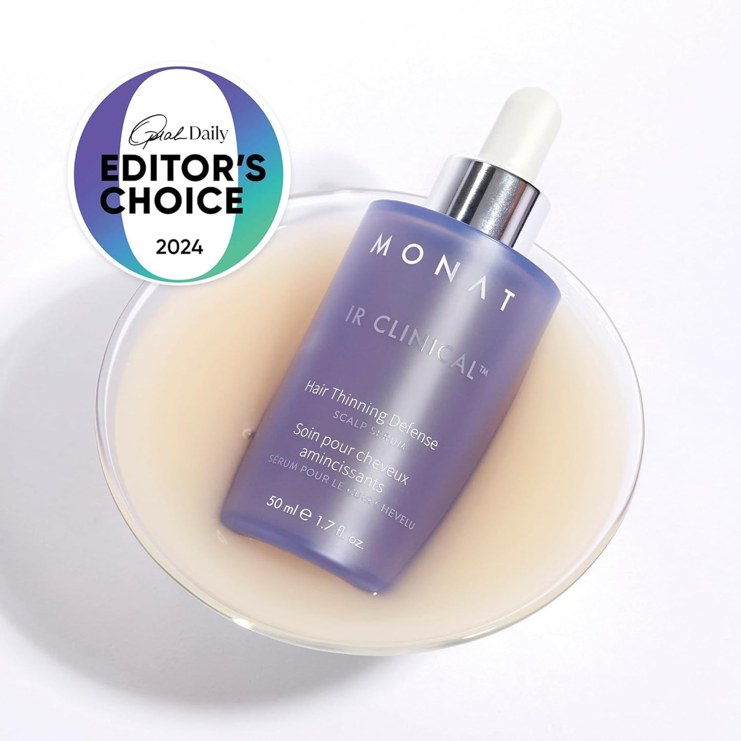 IR Clinical™ Hair Thinning Defense Scalp Serum – Nourishes Scalp, Reduces Breakage, Boosts Hair Density, and Supports Thicker, Fuller-Looking Hair with a Lightweight, Non-Greasy Formula