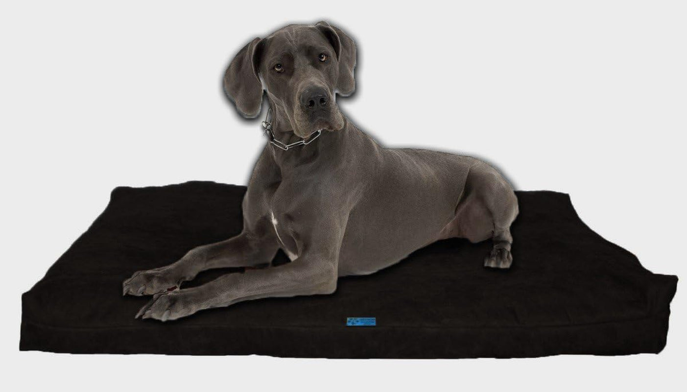 Shredded Memory Foam Orthopedic Bed with Removable Washable Cover and Water Proof Inner Fabric, Extra Large (55-Inch-By-37-Inch), Hot Pink Microfiber, for Dogs