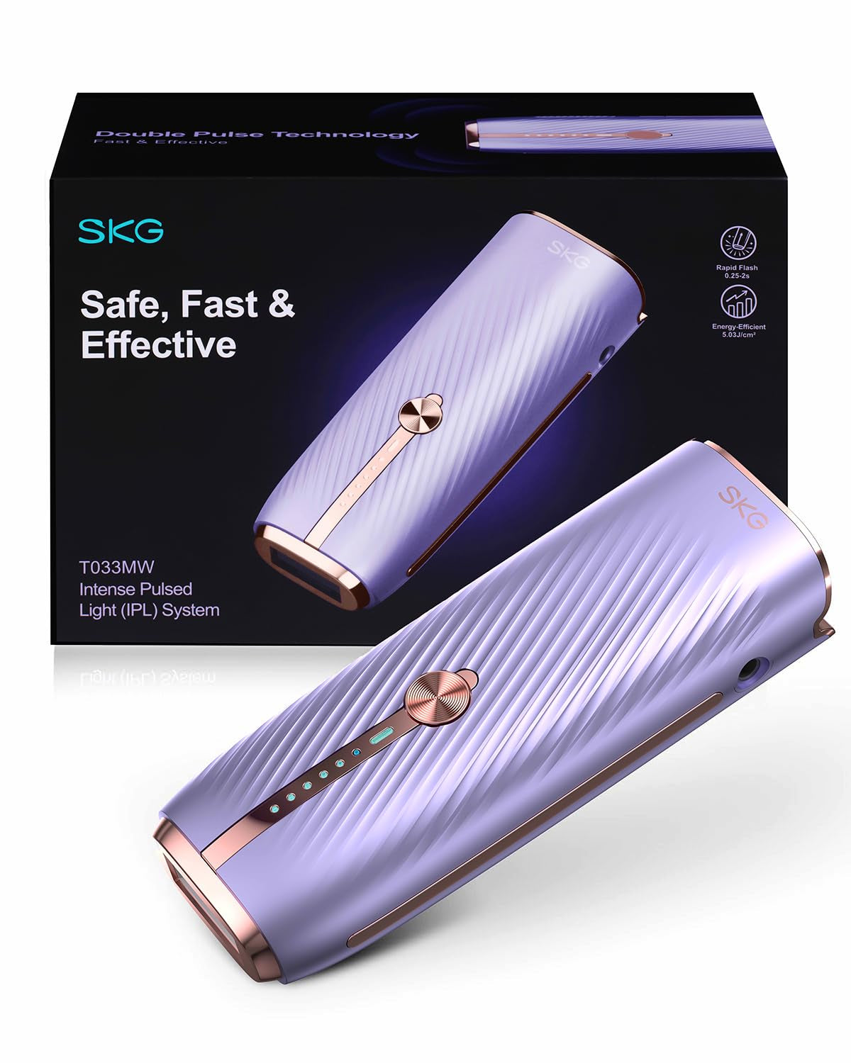 Laser Hair Removal Device for Women Men, at Home Painless IPL Hair Removal with Infinite Flashes, Dual-Pulse, 25 Minutes Rapid Hair Removal, IPL System for Facial Legs Arms Bikini Line Whole Body