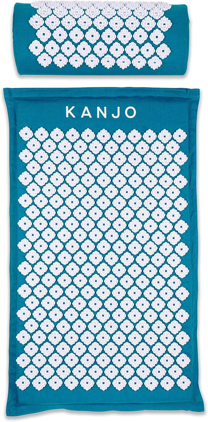 Acupressure Mat and Pillow Set for Back Pain Relief & Neck Pain Relief, with Pressure Points for Muscle Pain Relief with Travel Bag - Navy