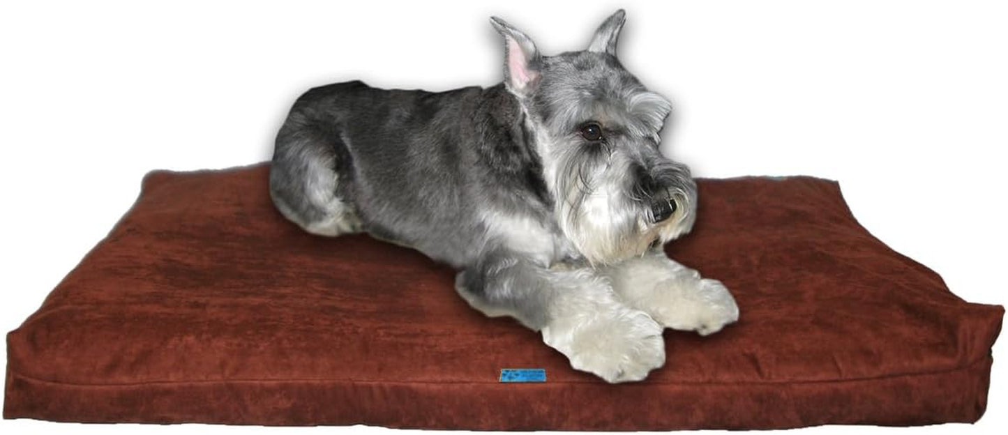 Shredded Memory Foam Orthopedic Bed with Removable Washable Cover and Water Proof Inner Fabric, Extra Large (55-Inch-By-37-Inch), Hot Pink Microfiber, for Dogs