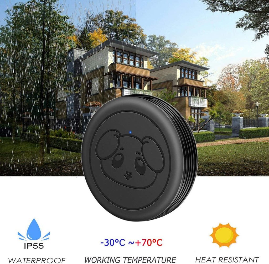 Dog Door Bell Wireless Doggie Doorbells for Potty Training with Waterproof Touch Button Dog Bells Included 2 Receiver and 3 Transmitters