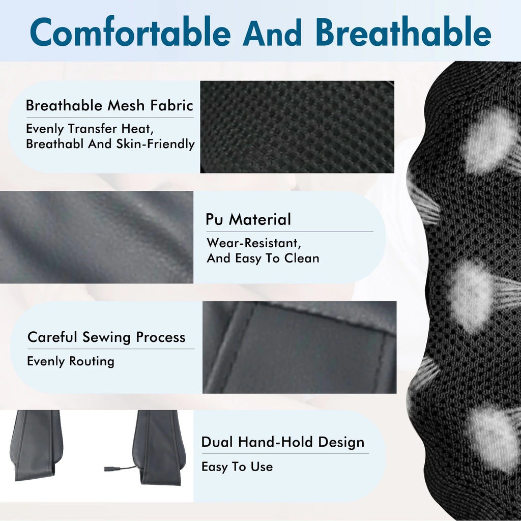 Neck and Shoulder Massager with Heat, 3D Deep Shiatsu Massager, Neck, Back, Shoulder Massager, Gifts for Man Woman